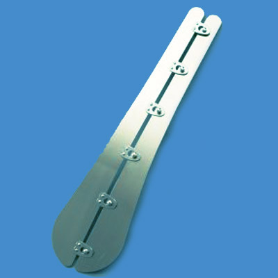 Stainless steel spoon busk - SILVER